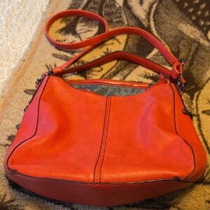 Stylish Red Shoulder Bag with Comfortable Strap